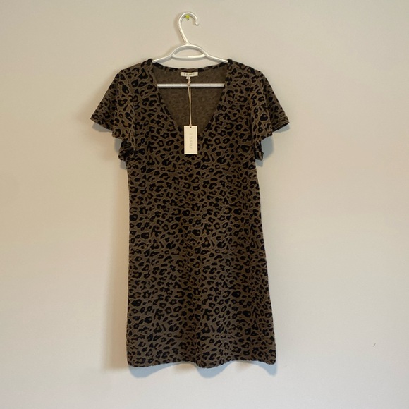 Z Supply leopard dress size large - Picture 2 of 5